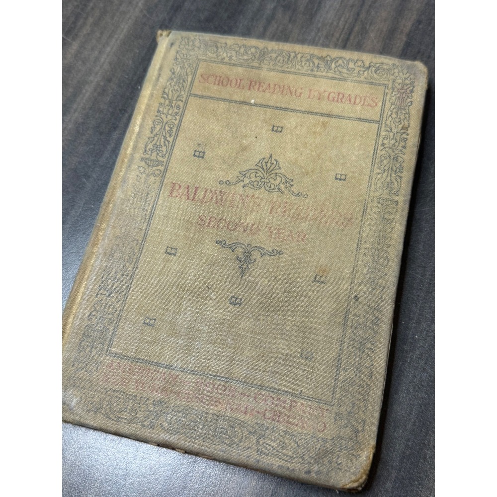 School Reading By Grades Second Year James Baldwin American Book Company Antique